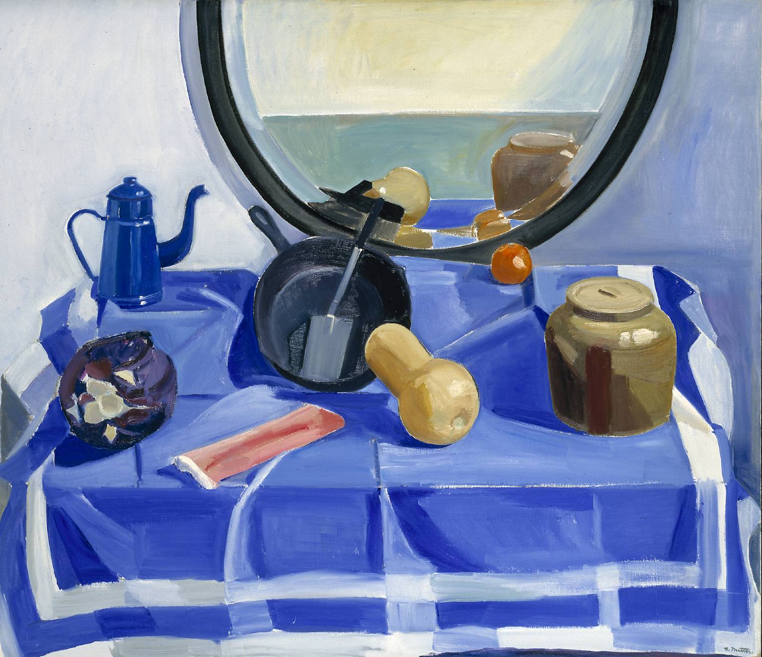 Louisa Matthiasdottir - Still Life with Frying Pan and Red Cabbage - 1979